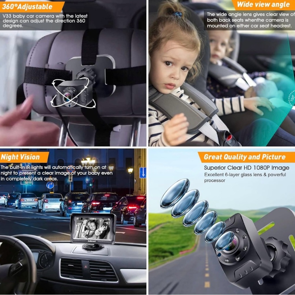DoHonest Baby Car Camera - Picture 2 of 8